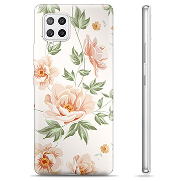 Samsung Galaxy A42 5G TPU Hoesje - Bloemen