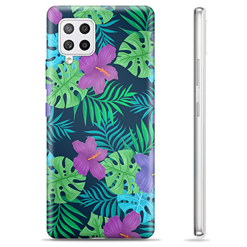 Samsung Galaxy A42 5G TPU Hoesje - Tropische Bloem