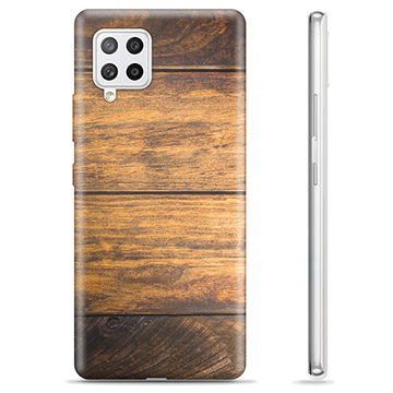 Samsung Galaxy A42 5G TPU Hoesje - Hout