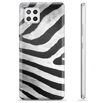 Samsung Galaxy A42 5G TPU Hoesje - Zebra