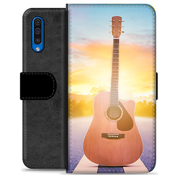 Samsung Galaxy A50 Premium Wallet Case - Gitaar