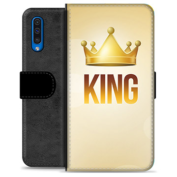 Samsung Galaxy A50 Premium Portemonnee Hoesje - King