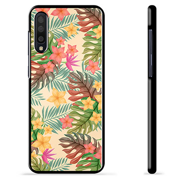 Samsung Galaxy A50 Beschermhoes - Roze Bloemen