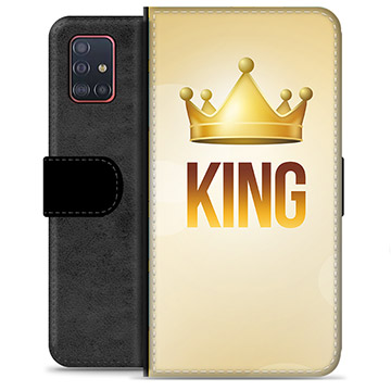 Samsung Galaxy A51 Premium Portemonnee Hoesje - King