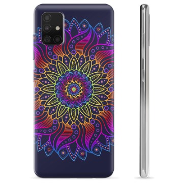 Samsung Galaxy A51 TPU Hoesje - Kleurrijke Mandala