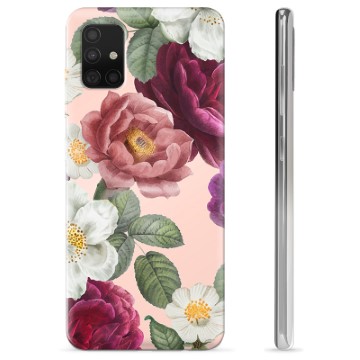 Samsung Galaxy A51 TPU Hoesje - Romantische Bloemen