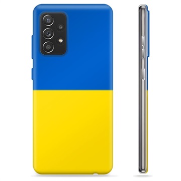 Samsung Galaxy A52 5G, Galaxy A52s TPU Hoesje OekraÃ¯ense Vlag - Geel en Lichtblauw