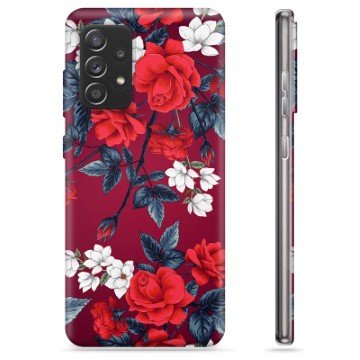 Samsung Galaxy A52 5G, Galaxy A52s TPU Hoesje - Vintage Bloemen