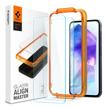 Samsung Galaxy A55 Spigen ALM Glas.tR Glazen Screenprotector - 2 St.