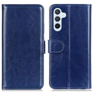 Samsung Galaxy F34/M34 5G Portemonnee Hoesje met Magnetische Sluiting - Donkerblauw