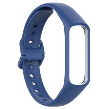 Samsung Galaxy Fit 2 Vervangende Siliconen Band met GeÃ¯ntegreerd Frame - Donkerblauw