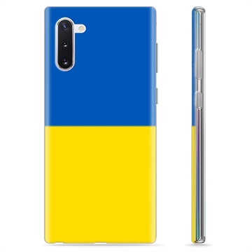 Samsung Galaxy Note10 TPU Hoesje OekraÃ¯ense Vlag - Geel en Lichtblauw