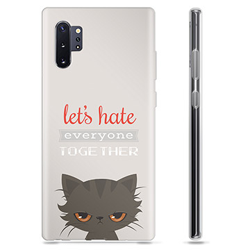 Samsung Galaxy Note10+ TPU-hoesje - Angry Cat