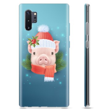 Samsung Galaxy Note10+ TPU Hoesje - Winter Piggy