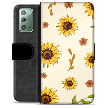 Samsung Galaxy Note20 Premium Wallet Case - Zonnebloem