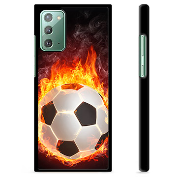 Samsung Galaxy Note20 Beschermhoes - Voetbal Vlam