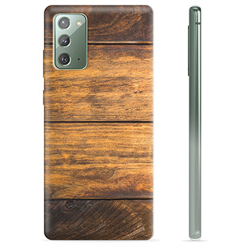 Samsung Galaxy Note20 TPU Hoesje - Hout