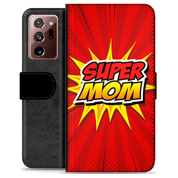 Samsung Galaxy Note20 Ultra Premium Portemonnee Hoesje - Super Mom