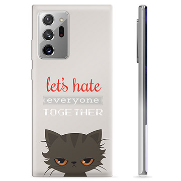 Samsung Galaxy Note20 Ultra TPU-hoesje - Angry Cat