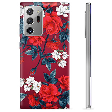 Samsung Galaxy Note20 Ultra TPU Hoesje - Vintage Bloemen