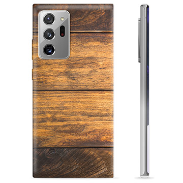 Samsung Galaxy Note20 Ultra TPU Hoesje - Hout