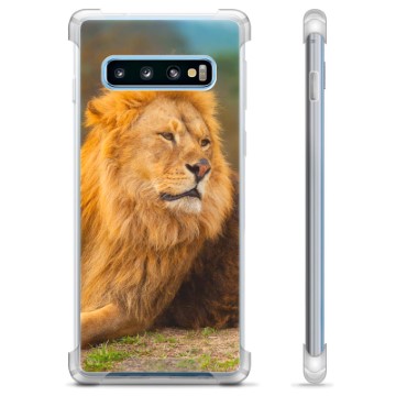 Samsung Galaxy S10+ Hybride Hoesje - Leeuw