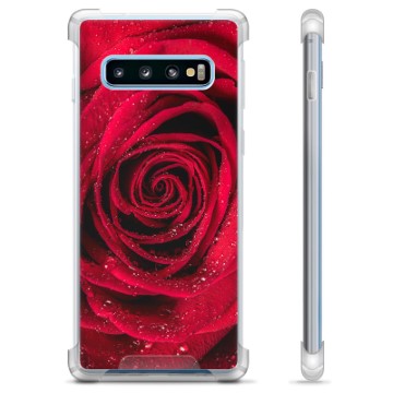 Samsung Galaxy S10+ Hybride Hoesje - Roze