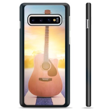 Samsung Galaxy S10+ Beschermhoes - Gitaar