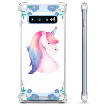 Samsung Galaxy S10+ Hybride Hoesje - Eenhoorn