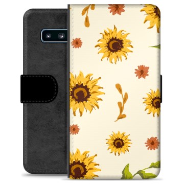 Samsung Galaxy S10 Premium Wallet Case - Zonnebloem