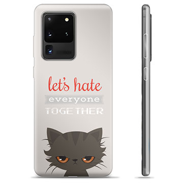 Samsung Galaxy S20 Ultra TPU-hoesje - Angry Cat