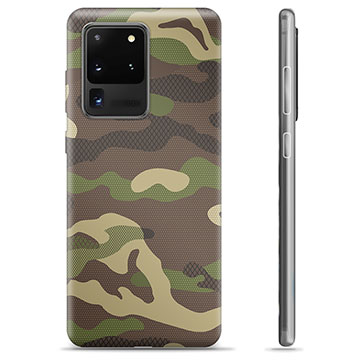 Samsung Galaxy S20 Ultra TPU Hoesje - Camo