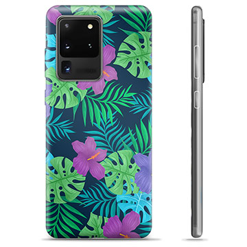 Samsung Galaxy S20 Ultra TPU Hoesje - Tropische Bloem