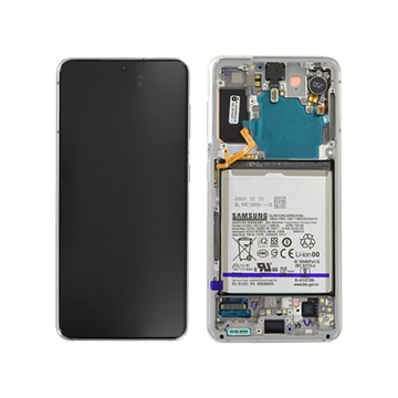 Samsung Galaxy S21 5G LCD Display (Service pack) GH82-24718C - Wit