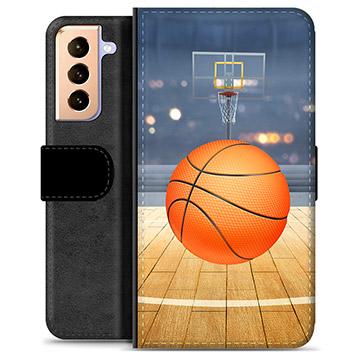 Samsung Galaxy S21+ 5G Premium Wallet Case - Basketbal