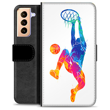 Samsung Galaxy S21+ 5G Premium Wallet Hoesje - Slam Dunk