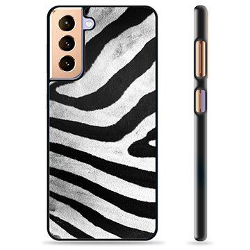 Samsung Galaxy S21+ 5G Beschermhoes - Zebra