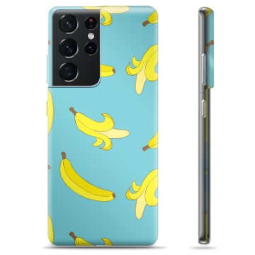 Samsung Galaxy S21 Ultra 5G TPU Hoesje - Bananen