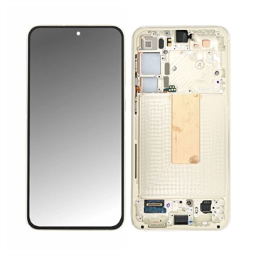 Samsung Galaxy S23 5G Front Cover & LCD Display GH82-30480B - CrÃ¨me