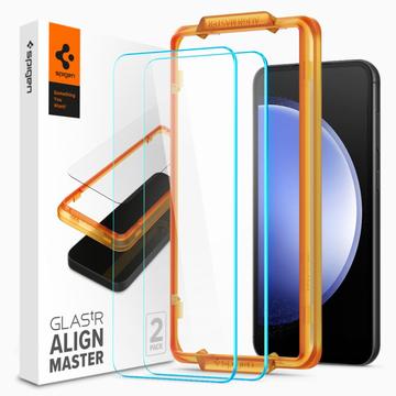 Samsung Galaxy S23 FE Spigen ALM Glas.tR Glazen Screenprotector - 2 St.