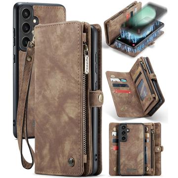 Samsung Galaxy S23 Ultra 5G Caseme 2-in-1 Multifunctional Wallet Case - Brown