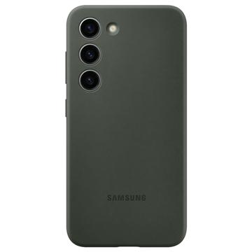 Samsung Siliconen Hoesje - Samsung Galaxy S23 Plus - Khaki