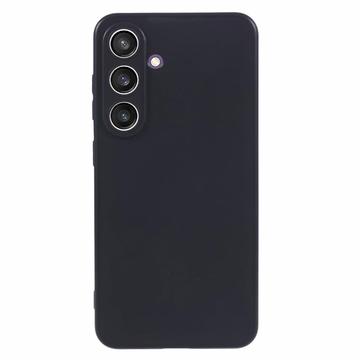 Samsung Galaxy S24 Anti-Vingerafdruk Mat TPU Hoesje - Zwart