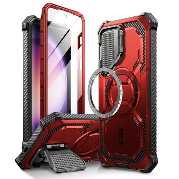 Samsung Galaxy S24 Supcase i-Blason Armorbox Mag Hybride Hoesje - Rood