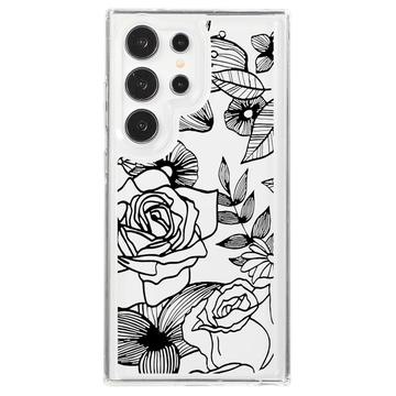 Samsung Galaxy S24 Ultra Fashion TPU hoesje - Roos overzicht