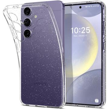 Spigen Hoesje Geschikt voor Samsung Galaxy S24 Plus Hoesje Siliconen - Spigen Liquid Crystal Backcover - transparant