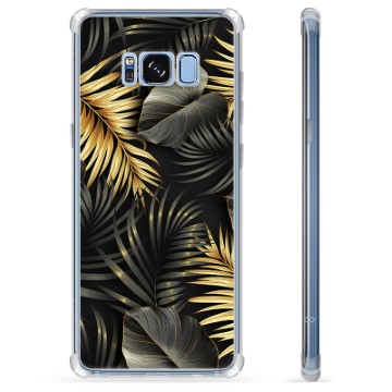 Samsung Galaxy S8+ Hybride Hoesje - Gouden Bladeren