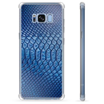 Samsung Galaxy S8+ Hybrid Case - Leer