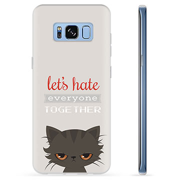 Samsung Galaxy S8+ TPU-hoesje - Angry Cat