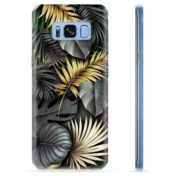 Samsung Galaxy S8+ TPU Hoesje - Gouden Bladeren